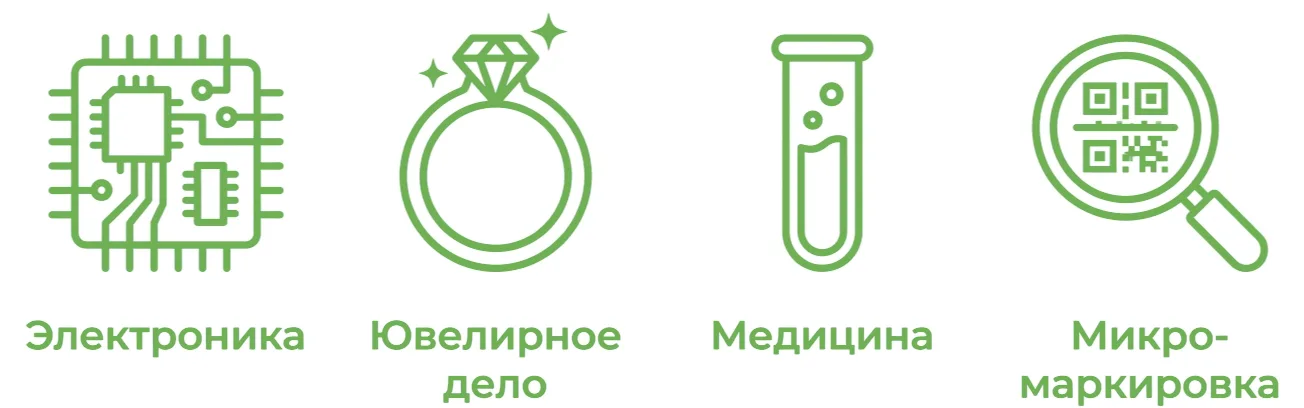 Сферы применения: Производство, Склад, Медицина, Логистика